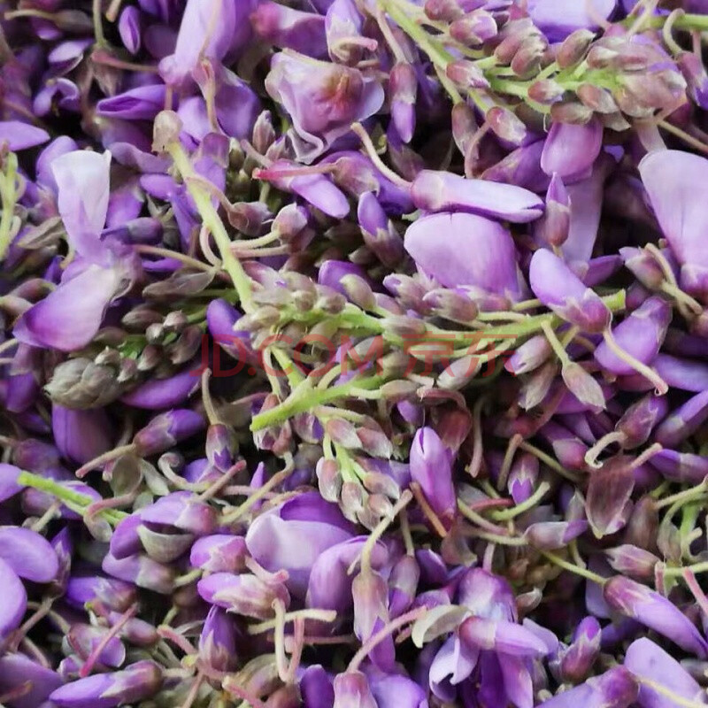 吃在途中新鲜葛花 藤花菜 桐花菜现摘葛花槐花榆钱野菜紫槐花 现摘现