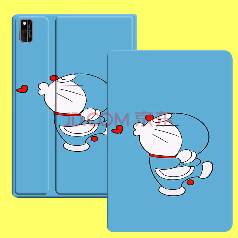 1英寸荣耀7外壳ags3-al00/w09 书本式 飞吻哆啦a梦 钢化膜 华为畅享2