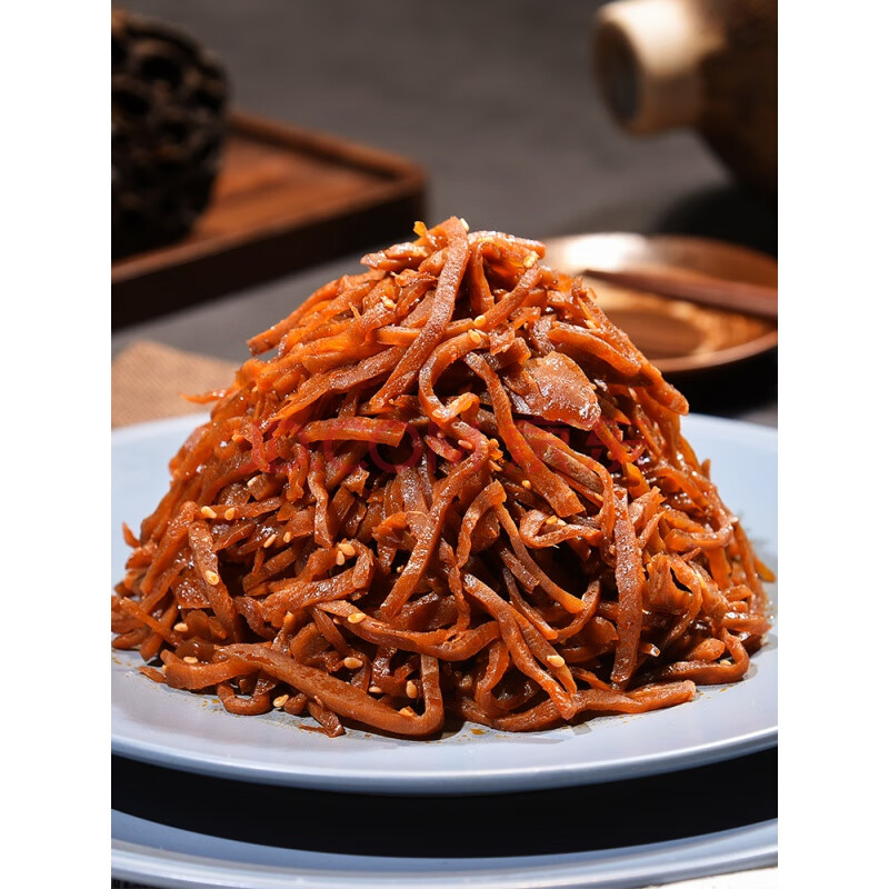 手工芥菜丝酱疙瘩丝五香大头菜咸菜丝500g袋装河南腌制即食酱菜丝