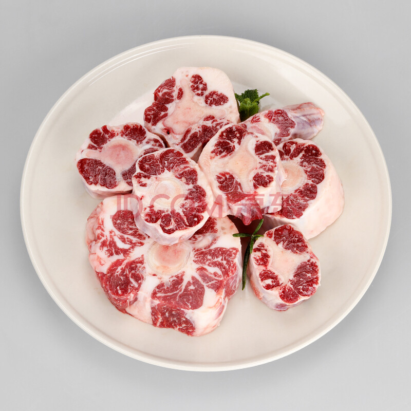 和牛牛尾骨炖火锅新鲜生牛肉500克无膻味汤汁浓郁