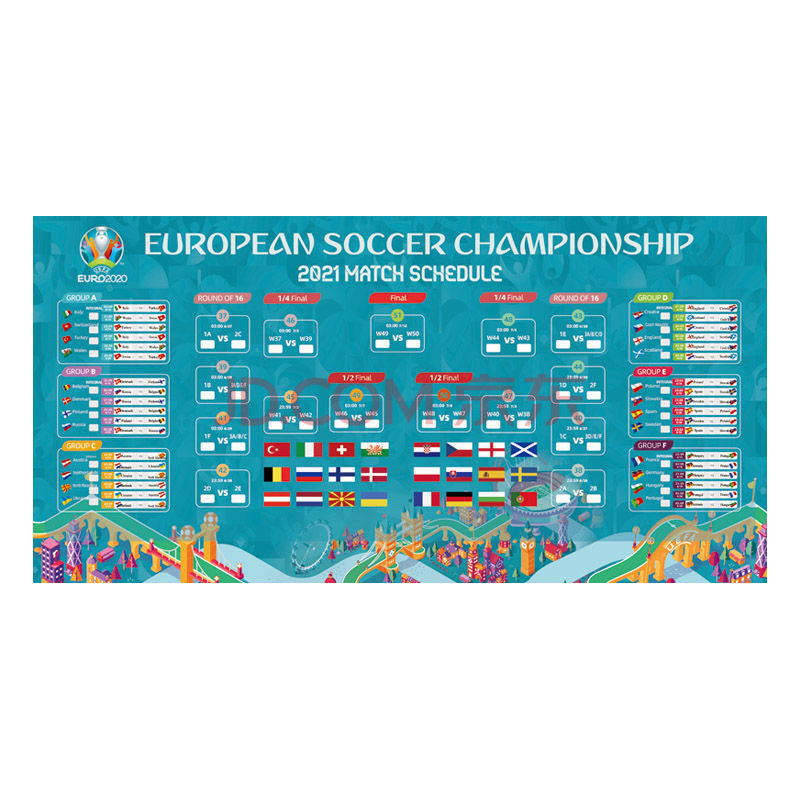 二零二一年欧洲杯赛事时间(2021年欧洲杯赛时间表)