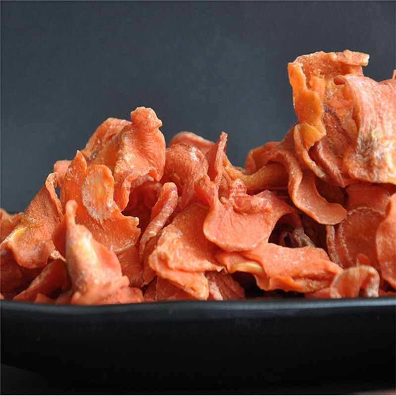 粤众佳源红萝卜干 连州特产农家红萝卜片 新鲜自晒红萝卜干货350克