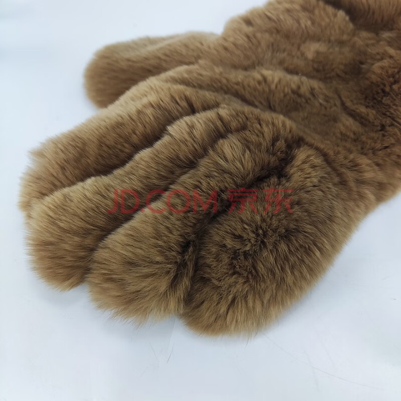 标的83 MARNI 獭兔毛皮保暖手套