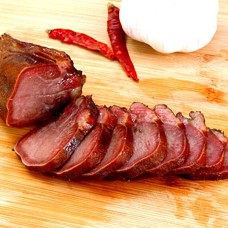 重庆特产正宗农家土猪传统烟熏川味腊猪舌250g