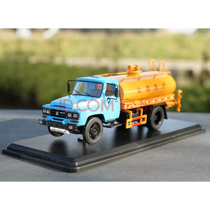 老解放卡车模型1:43原厂二汽东风eq140载货车合金军车静态摆件 方灯版