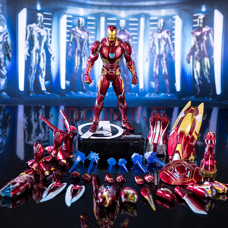 钢铁侠 马克纳米战甲 机甲人 仔手办玩具合金模型男孩生日礼物 mk50