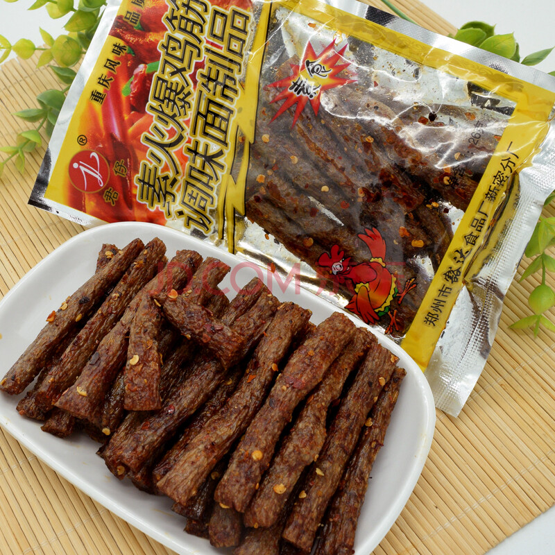 君仔素火爆鸡筋20g麻辣条零食80后怀旧食品小辣条大包 小鸡筋20包