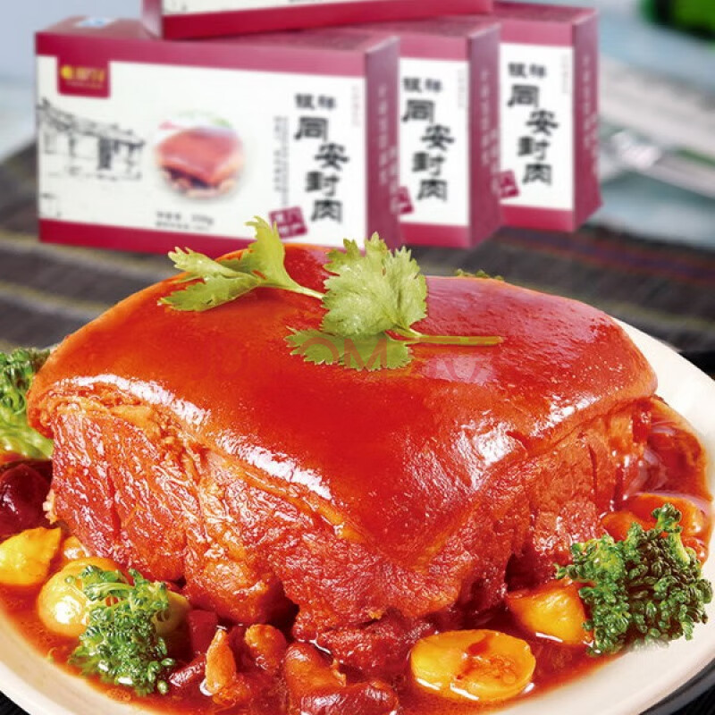 银祥同安封肉380g厦门特产卤肉熟食即食小吃美食 原味 笋干烧肉350g【