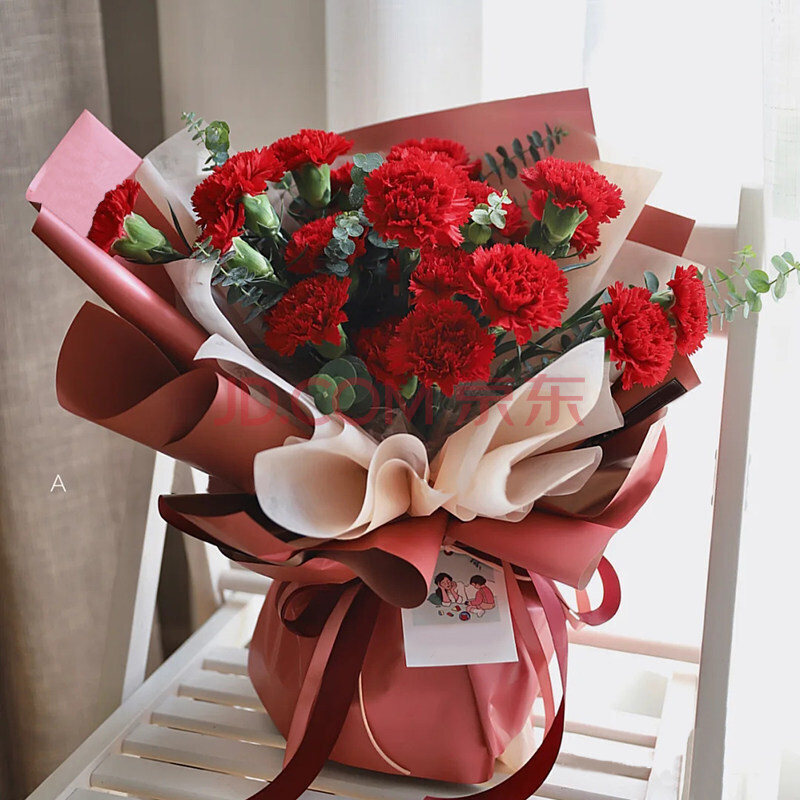 钰尚金华康乃馨混搭香水百合花束鲜花速递同城义乌兰溪永康生日送花店