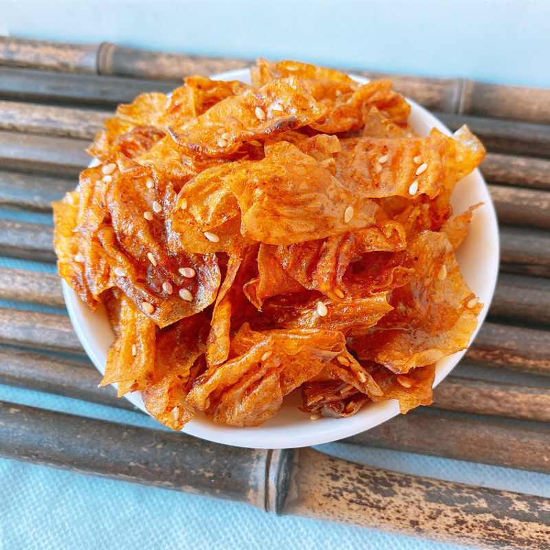 云南特产咚咚香辣手撕豆皮面筋辣条豆制品豆腐干零食小吃65g 10袋