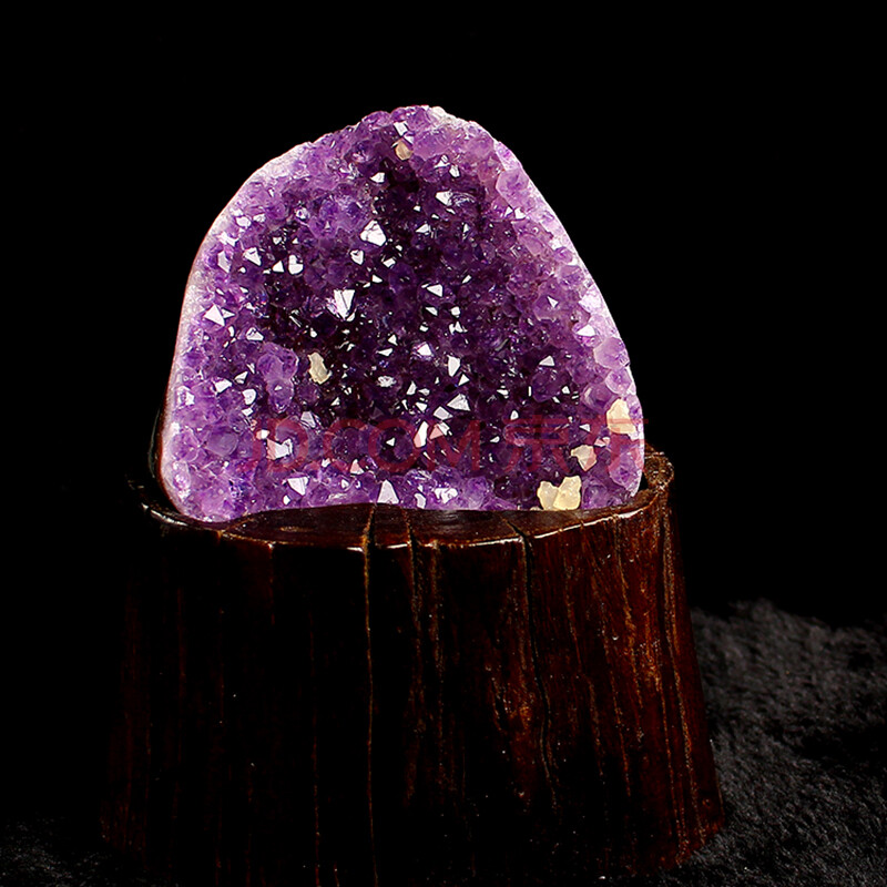 天然紫水晶原矿标本 紫水晶簇摆件 798克 佰卓珠宝