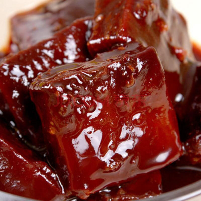 山东济宁酱园酱菜红方坛子装豆腐乳红方咸菜济宁特产一坛620g (备)