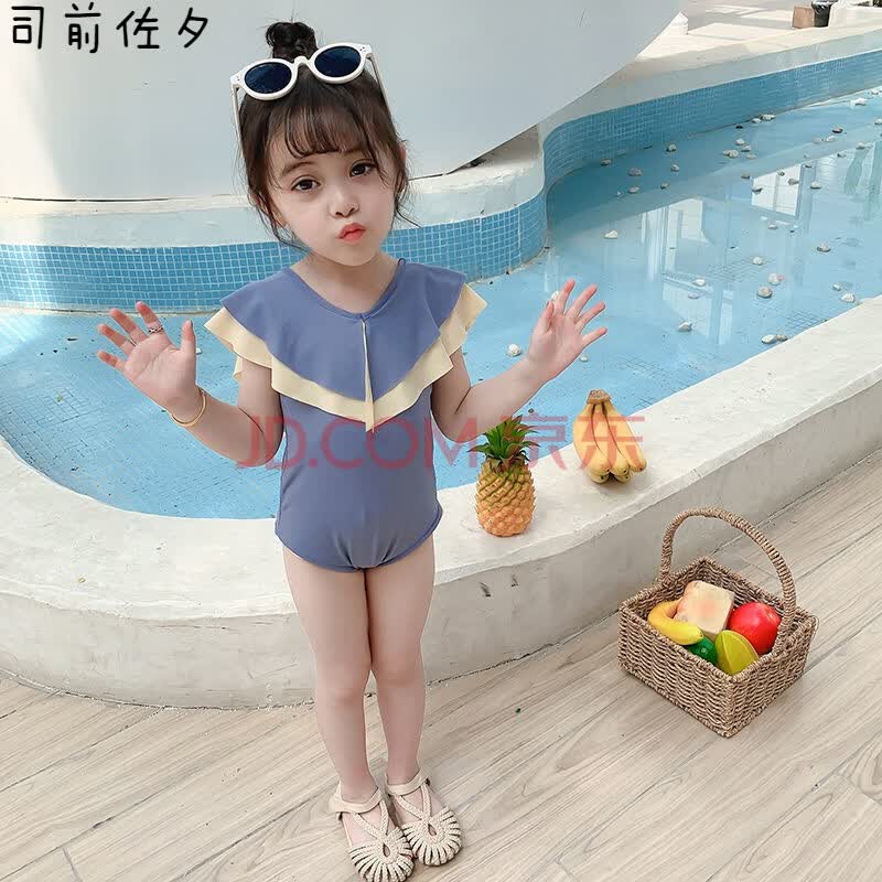 泳衣儿童泳衣女学生游泳衣女童泳衣连体宝宝游泳衣小童泳装小女孩泳衣