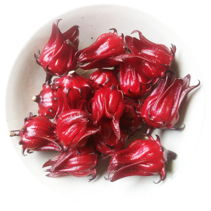 新鲜洛神花 玫瑰茄红桃k当季食用酵素果泡茶花茶泡酒 500g