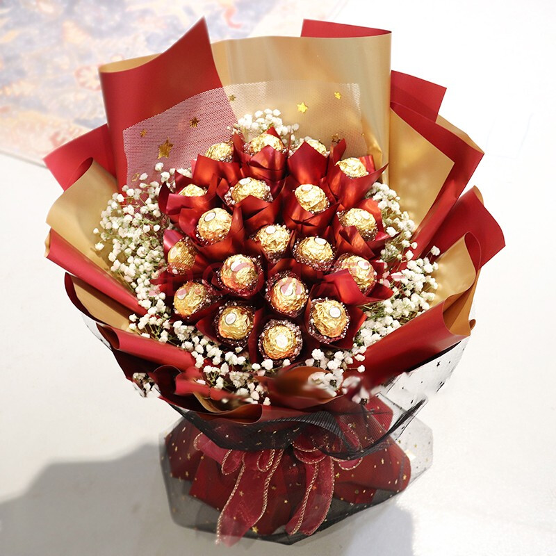 【七夕礼物】费列罗巧克力花束七夕情人节表白生日创意礼物送女友朋友