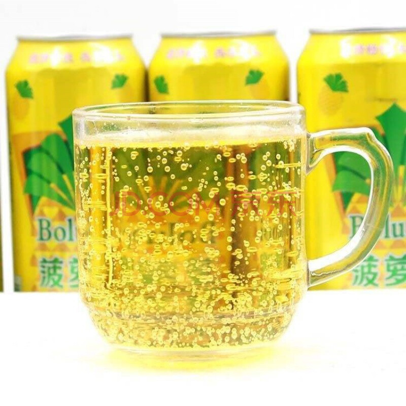 菠萝啤整箱装24罐夏日饮品广式果啤瓶装果皮饮料果味汽水 12瓶