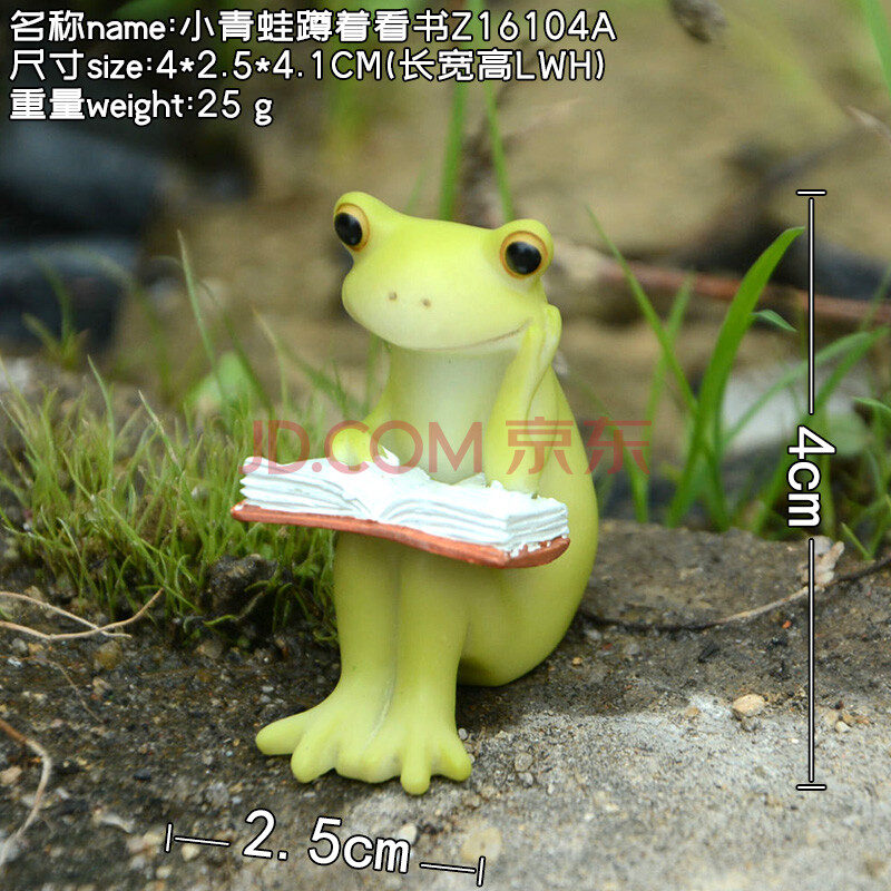 小青蛙蹲着看书【图片 价格 品牌 报价】-京东