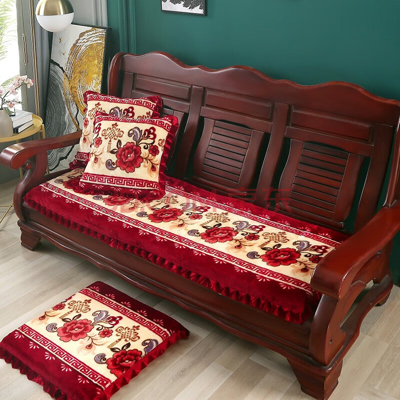 艺云阁 红木沙发坐垫不带靠背四季可用 实木椅坐垫加厚防滑可拆洗沙发