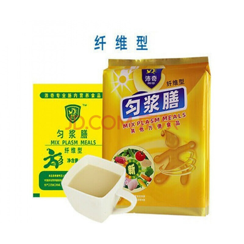 匀浆膳沛奇匀浆膳无糖纤维型肠内食品质食品鼻饲管饲膳食500克装 默认