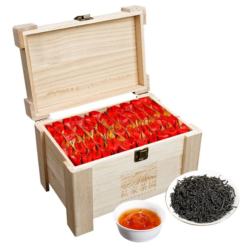 春选2021新茶正山小种红茶礼盒装正山小种茶叶100袋小包装