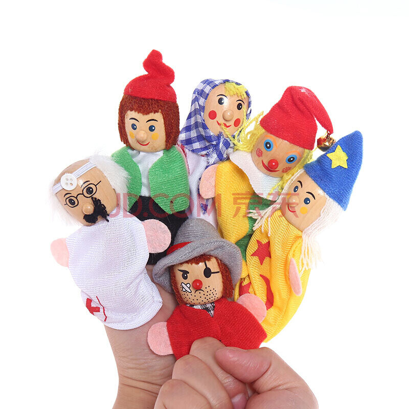 手指偶玩具 幼儿园手指偶讲故事童话人物角色区语言区玩偶区域游戏