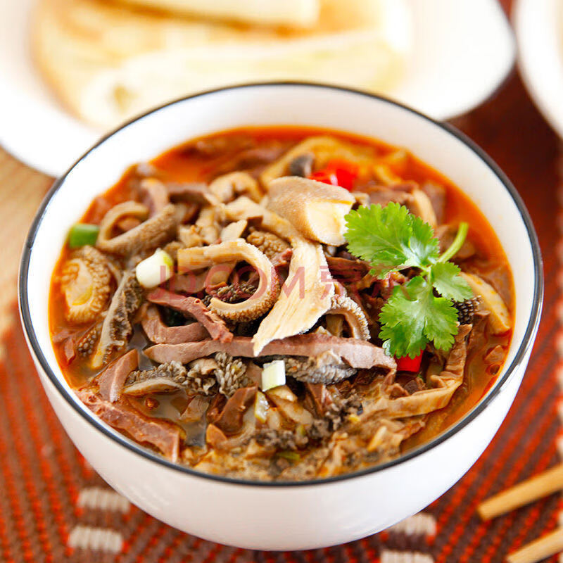 内蒙古羊肉羊杂碎批发新鲜羊杂汤羊肉汤真空全熟即食肉类特产 锦蜜姬