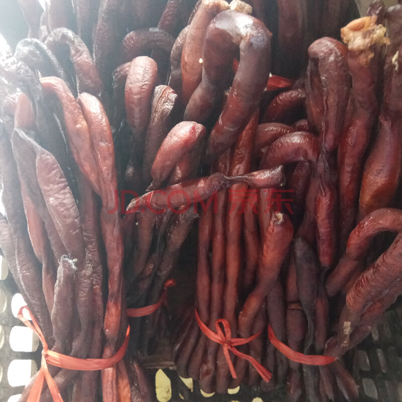 湖南邵阳特产腊小肠农家自制柴火烟熏猪小肠土猪腊肠香肠500g