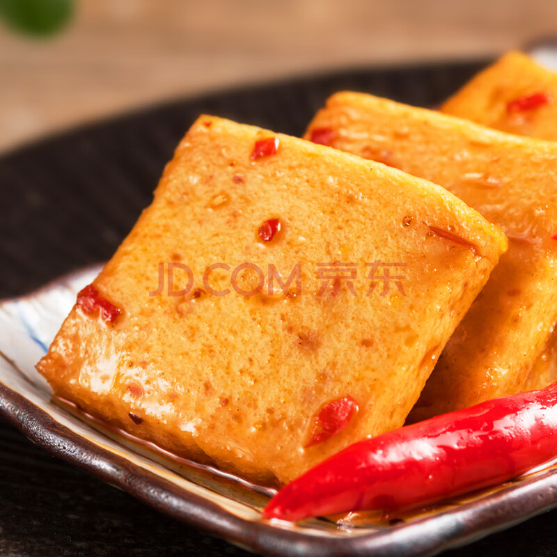 金磨坊鱼豆腐 烧烤味香辣味休闲零食 香辣味*100包