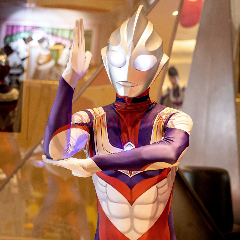 奥特曼衣服成人大人胖连体抖音网红表演儿童奥特曼衣服赛罗欧布迪迦抖