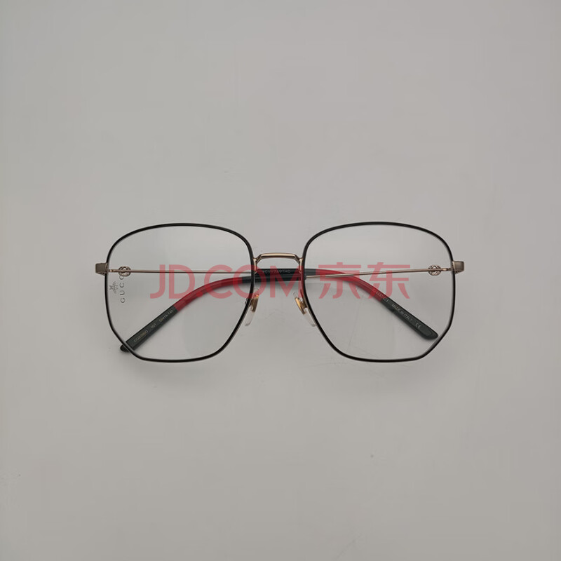 标的88 GUCCI古驰 透明镜片合金眼镜框文艺光学眼镜 男女款