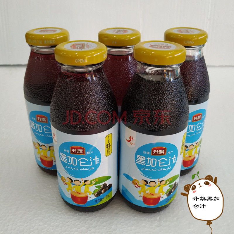 升旗果汁飲料310ml*5瓶 黑加侖汁5瓶