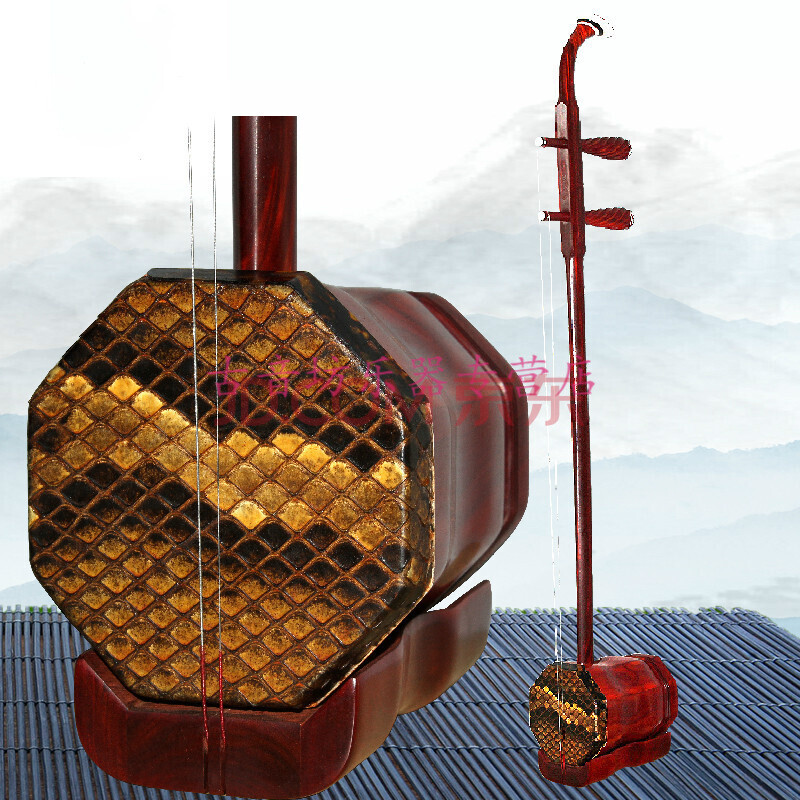 中胡中音二胡乐器低音演奏级入门练习专业中胡乐器紫檀蟒皮