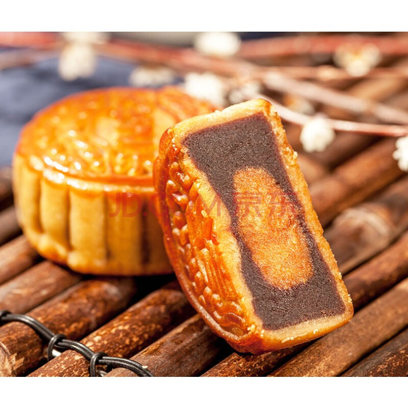 广式红豆沙蛋黄月饼500g