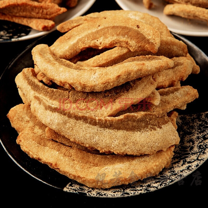 46脂渣青岛美食特产五花肉猪肉脯猪油粕渣酥脆生酮压缩肉 零食 500g装