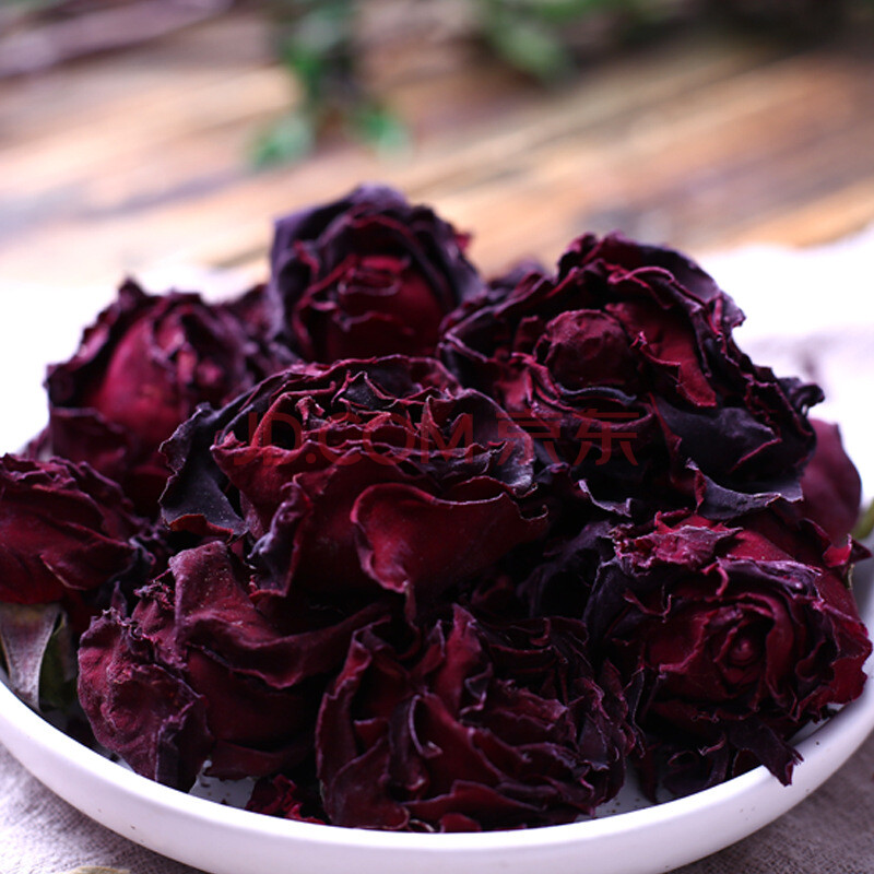 200g云南墨红玫瑰花茶 一朵一杯大朵干玫瑰花茶