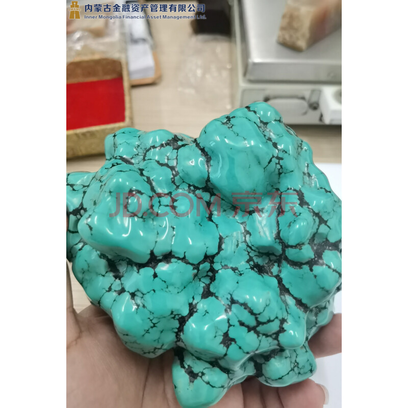 SSWM22123-303、309、310、328 染色绿松石、和田玉摆件×4