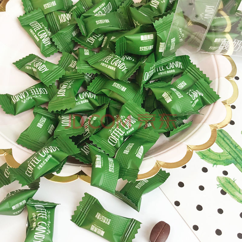 糖田米田即食咖啡糖咀嚼压缩咖啡豆醇香可嚼网红糖夏季咀嚼糖 酸奶柠