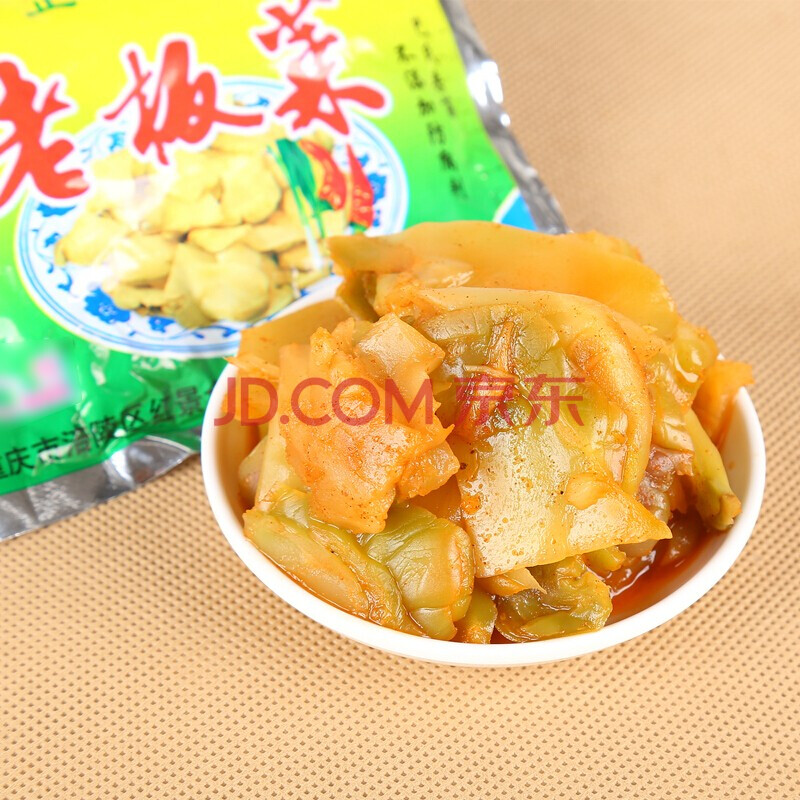 重慶涪陵榨菜老闆菜50g*40袋清淡下飯菜榨菜片佐餐開味小菜拌飯泡菜