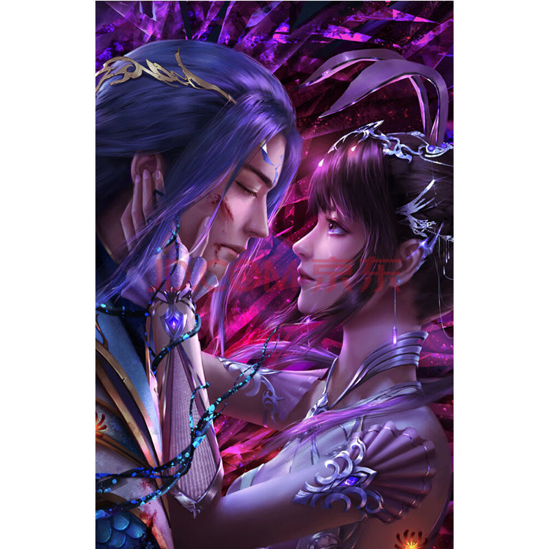 斗罗大陆卡片木质拼图4-5岁儿童玩具唐三小舞1000片礼品定制成人减压