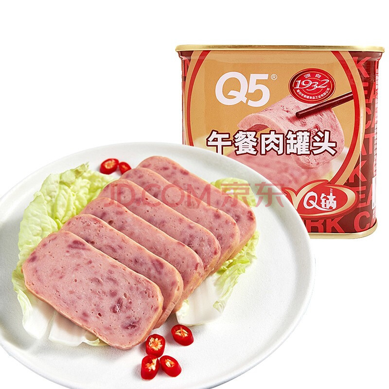 q5 午餐肉(q鍋)速食罐頭 火鍋搭檔 早餐火腿 罐裝340g