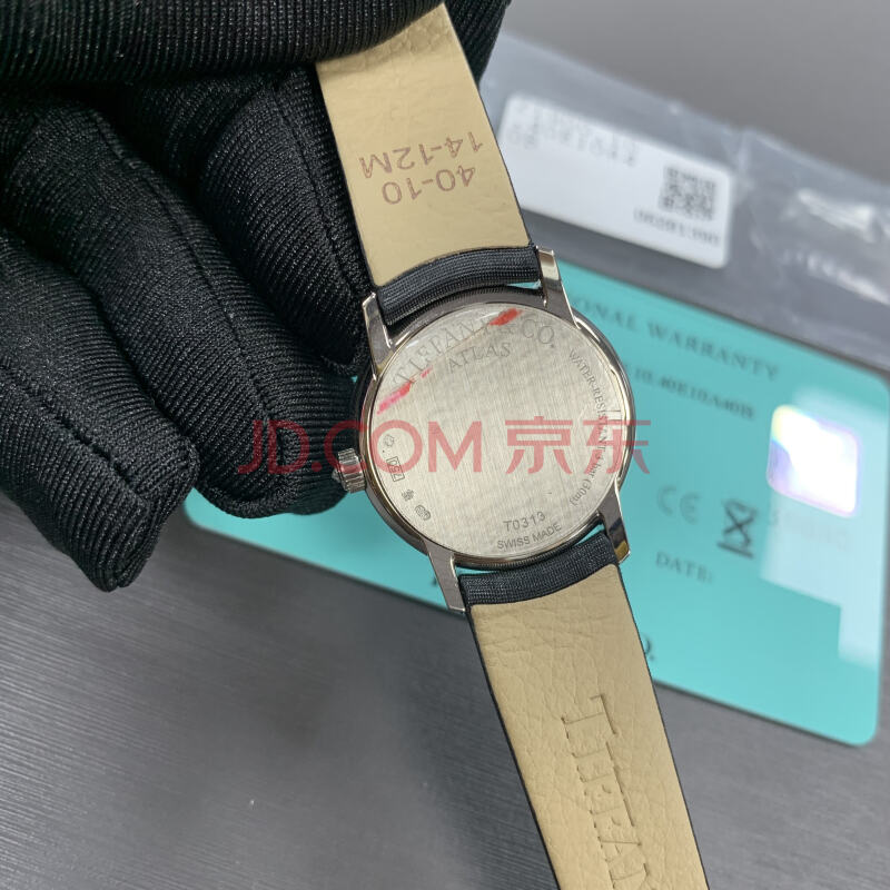 标的19：TIFFANY&CO.18K金钻石手表   表径26.5mm（1块）