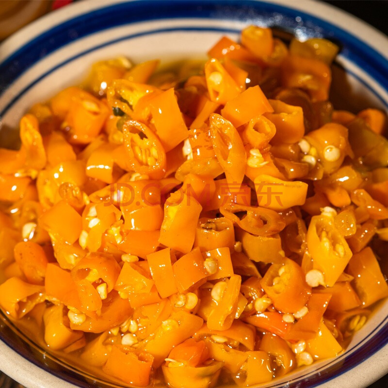 辣椒酱农家自制香辣下饭菜拌面拌饭黄辣椒酱剁椒酱248g瓶装剁椒鱼头酱