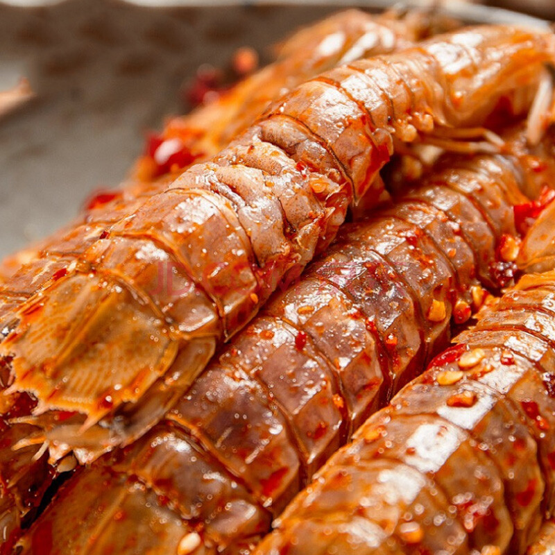 皮皮虾熟食香辣椒盐海鲜麻辣虾姑虾爬子濑尿虾零食香辣虾即食零食