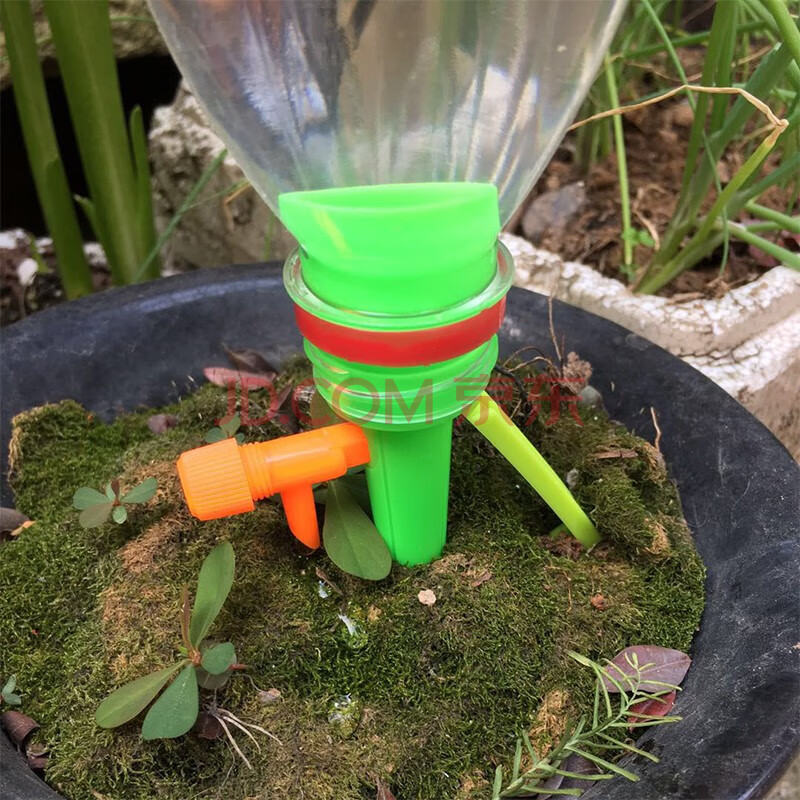 器家用自动浇花器带支架 定时可调节流速渗水器滴灌懒人种菜浇水神器