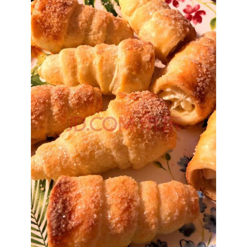 北京中关村茶点北京传统糕点奶油卷动物奶油卷 奶油卷1袋(约11个)