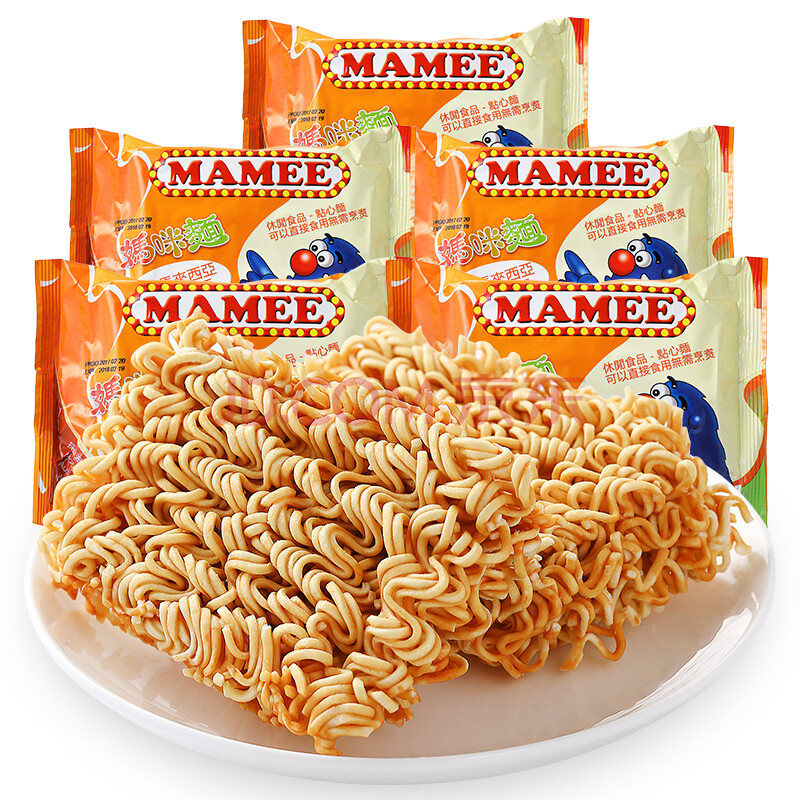 马来西亚进口妈咪面点心面300g即食干脆面方便面休闲零食怀旧小吃