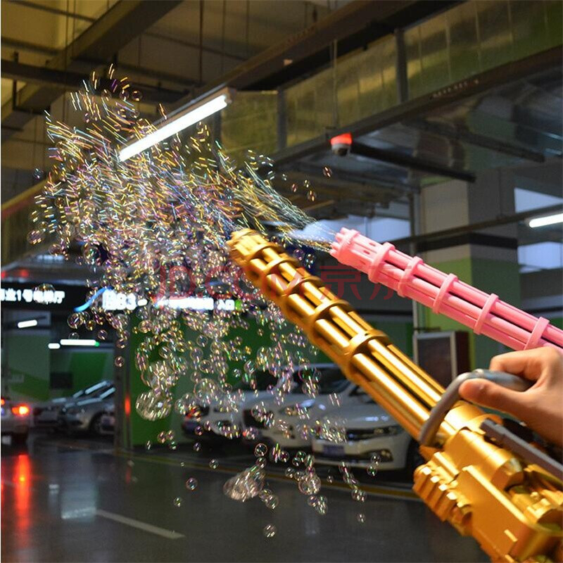 抖音同款 加大号加特林泡泡机网红吹泡泡机8孔出泡泡加特林泡泡机网红