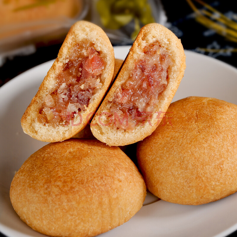 经贸宾馆云腿月饼云南特产宣威火腿滇式风味酥皮小饼30克*20枚装