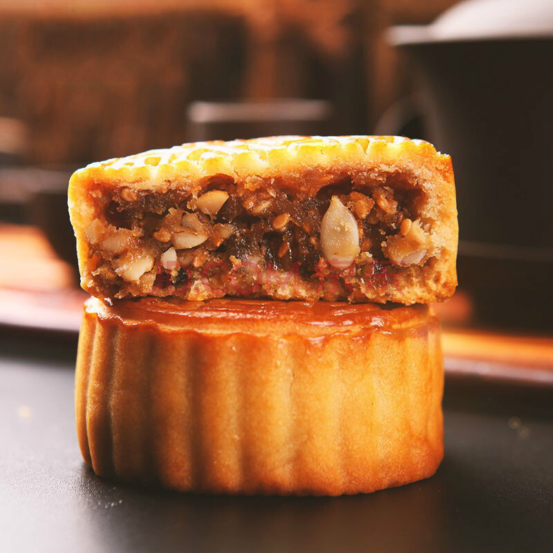月饼蛋黄莲蓉五仁老式 正宗豆沙月饼散装广式苏式月饼传统中秋节 椒盐
