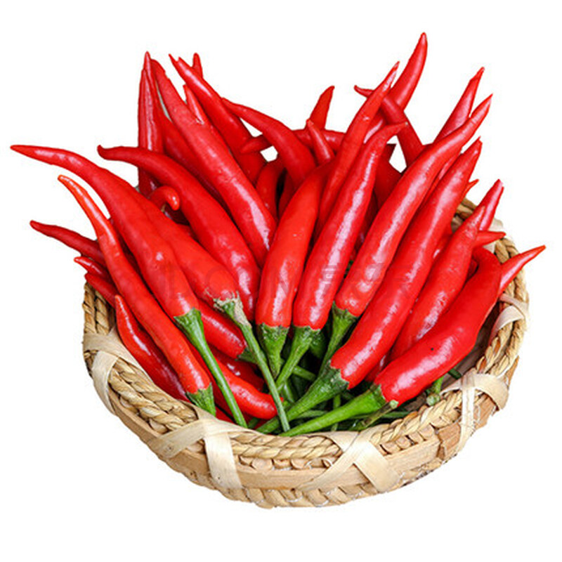 小米椒新鲜小米辣朝天红辣椒特辣五七彩指天辣椒 2斤